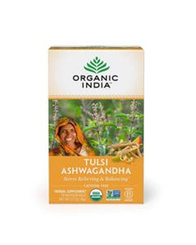 Organic India Ashwagandha Tulsi Infusions Tea 18 infusion tea bags Organic India Ashwagandha Tulsi Infusions Tea 18 infusion tea bags
