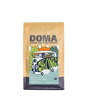 DOMA Coffee Roasting Company Chronic Organic Blend Whole Bean Coffee 12 oz.