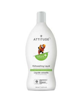 Attitude Green Apple & Basil Dishwashing Liquid 23.7 fl. oz. Attitude Green Apple & Basil Dishwashing Liquid 23.7 fl. oz.
