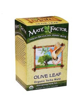 Mate Factor Olive Leaf Organic Yerba Mate 20 tea bags Mate Factor Olive Leaf Organic Yerba Mate 20 tea bags