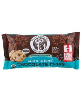 Equal Exchange Organic Semi-Sweet Chocolate Chips (55% Cacao) 10 oz. Equal Exchange Organic Semi-Sweet Chocolate Chips (55% Cacao) 10 oz.