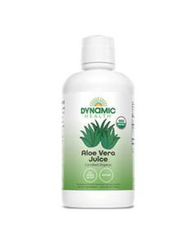 Dynamic Health Organic Unflavored Aloe Vera Juice (Plastic) 32 fl. oz.