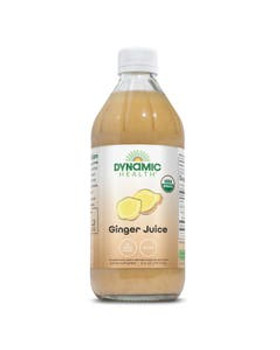 Dynamic Health Organic Ginger Juice (Glass) 16 fl. oz.