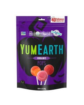 YumEarth Organic Halloween Fruit Lollipops 40 count YumEarth Organic Halloween Fruit Lollipops 40 count
