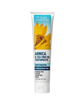 Desert Essence Arnica & Tea Tree Oil Carrageenan Free Toothpaste 6.25 oz.