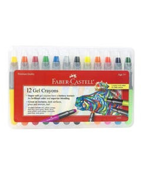 Faber Castell Gel Crayons 12 Count (Ages 3+) Faber Castell Gel Crayons 12 Count (Ages 3+)