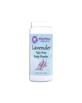 WiseWays Herbals Lavender Talc-Free Body Powder 4 oz. WiseWays Herbals Lavender Talc-Free Body Powder 4 oz.
