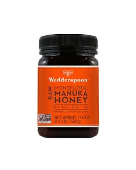 Wedderspoon Raw Monofloral Manuka Honey KFactor 16, 17.6 oz. Wedderspoon Raw Monofloral Manuka Honey KFactor 16, 17.6 oz.