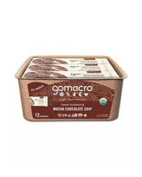 GoMacro Mocha Chocolate Chip MacroBar 12 (2.3 oz.) pack