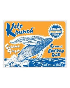 Maine Coast Sea Vegetables Ginger Kelp Krunch Bar 1 oz.