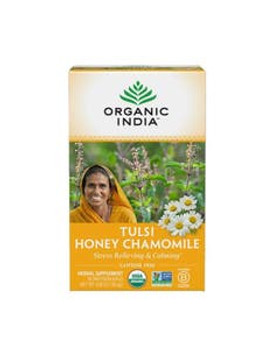 Organic India Honey Chamomile Tulsi Infusions Tea 18 infusion tea bags Organic India Honey Chamomile Tulsi Infusions Tea 18 infusion tea bags