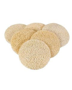 Jade & Pearl Whoa Loofah! Round Personal Bath Sponge 6 discs