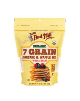 Bob's Red Mill Organic 7 Grain Pancake & Waffle Mix 24 oz. bag Bob's Red Mill Organic 7 Grain Pancake & Waffle Mix 24 oz. bag