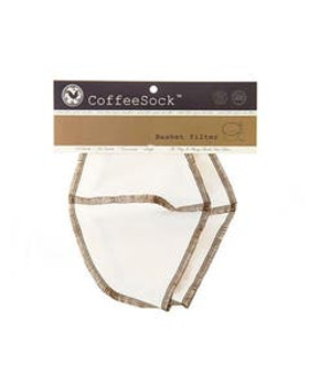 CoffeeSock Hot Brew Traditional Basket Coffee Sock Filter