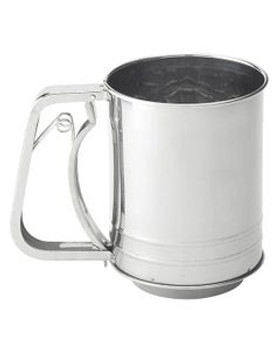 Mrs. Anderson Stainless Steel 3-Cup Squeeze Sifter Mrs. Anderson Stainless Steel 3-Cup Squeeze Sifter