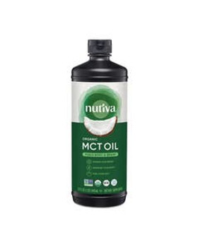 Nutiva Organic Unflavored MCT Oil from Coconut 32 fl. oz.