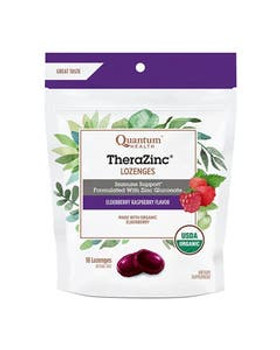 Quantum Thera Zinc Elderberry Raspberry Flavored Lozenges 18 count Quantum Thera Zinc Elderberry Raspberry Flavored Lozenges 18 count