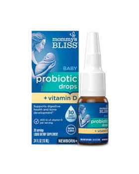Mommy's Bliss Probiotic Drops + Vitamin D 0.34 fl. oz. Mommy's Bliss Probiotic Drops + Vitamin D 0.34 fl. oz.