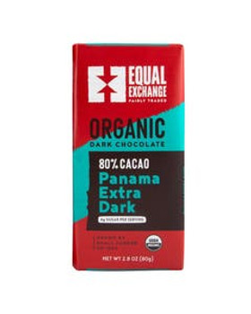 Equal Exchange Panama Extra Dark Chocolate (80% Cacao) 2.8 oz. bar Equal Exchange Panama Extra Dark Chocolate (80% Cacao) 2.8 oz. bar
