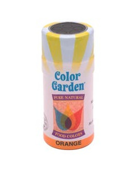 Color Garden Orange Natural Sugar Crystals 3 oz.