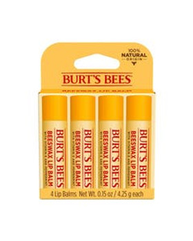 Burt's Bees Beeswax Lip Balm 4 (0.15 oz.) tubes in blister box Burt's Bees Beeswax Lip Balm 4 (0.15 oz.) tubes in blister box