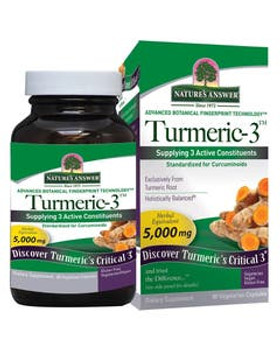 Nature's Answer Turmeric-3 90 vegetarian capsules Nature's Answer Turmeric-3 90 vegetarian capsules
