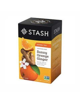 Stash Tea Sunny Orange Ginger Herbal Tea Bags 18 tea bags Stash Tea Sunny Orange Ginger Herbal Tea Bags 18 tea bags