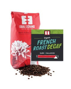 Equal Exchange Organic French Roast Decaf Whole Bean Coffee 5 lb. Equal Exchange Organic French Roast Decaf Whole Bean Coffee 5 lb.
