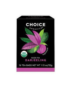 Choice Teas Organic Darjeeling Tea 16 tea bags