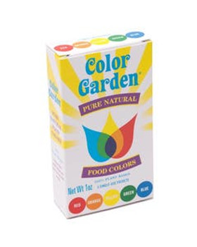 Color Garden Multi Pack Natural Food Color 5 (6g) packets