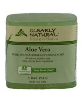 Clearly Natural Aloe Vera Glycerine Bar Soap 3 (4 oz.) pack Clearly Natural Aloe Vera Glycerine Bar Soap 3 (4 oz.) pack