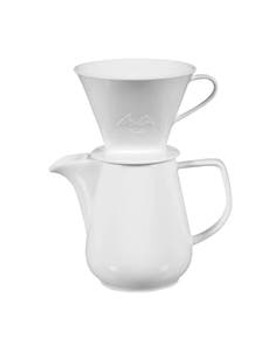 Melitta Porcelain Pour-Over Coffeemaker & Carafe Set 36 oz. Melitta Porcelain Pour-Over Coffeemaker & Carafe Set 36 oz.