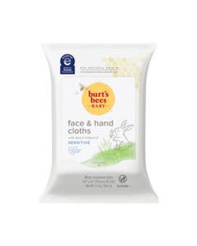 Burt's Bees Sensitive Baby Face & Hand Cloths 30 count Burt's Bees Sensitive Baby Face & Hand Cloths 30 count