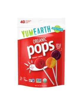 YumEarth Organic Assorted Fruit Flavor Lollipops 40 count YumEarth Organic Assorted Fruit Flavor Lollipops 40 count