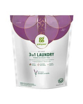 Grab Green Lavender with Vanilla 3-in-1 Laundry Detergent Pods 60 count Grab Green Lavender with Vanilla 3-in-1 Laundry Detergent Pods 60 count