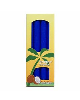 Aloha Bay Royal Blue Unscented Taper Candles 9" 4-pack Aloha Bay Royal Blue Unscented Taper Candles 9" 4-pack