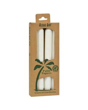 Aloha Bay White Unscented Taper Candles 9" 4-pack Aloha Bay White Unscented Taper Candles 9" 4-pack