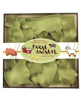 7-Piece Farm Animal Cookie Cutter Set 7-Piece Farm Animal Cookie Cutter Set