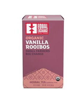 Equal Exchange Organic Vanilla Rooibos Herbal Tea 20 tea bags Equal Exchange Organic Vanilla Rooibos Herbal Tea 20 tea bags