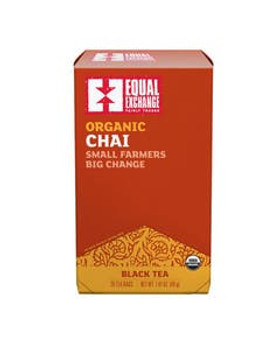 Equal Exchange Organic Chai Black Tea 20 tea bags Equal Exchange Organic Chai Black Tea 20 tea bags