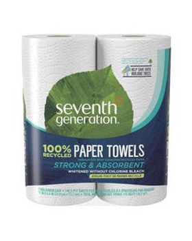 Seventh Generation 100% Recycled White Paper Towels 2 count Seventh Generation 100% Recycled White Paper Towels 2 count