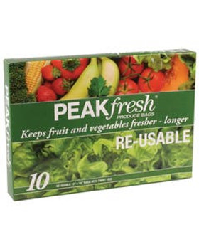 Fresh Peak Produce Bags 12" x 16" 10 count Fresh Peak Produce Bags 12" x 16" 10 count