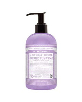 Dr. Bronner's Organic Lavender 4-in-1 Sugar Soap 12 fl. oz. Dr. Bronner's Organic Lavender 4-in-1 Sugar Soap 12 fl. oz.