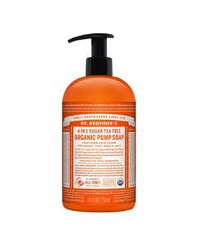 Dr. Bronner's Organic Tea Tree 4-in-1 Sugar Soap 24 fl. oz. Dr. Bronner's Organic Tea Tree 4-in-1 Sugar Soap 24 fl. oz.