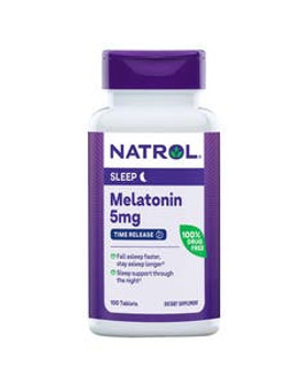 Natrol Melatonin Time Release Tablets 5 mg 100 count Natrol Melatonin Time Release Tablets 5 mg 100 count