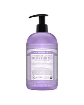 Dr. Bronner's Organic Lavender 4-in-1 Sugar Soap 24 fl. oz. Dr. Bronner's Organic Lavender 4-in-1 Sugar Soap 24 fl. oz.