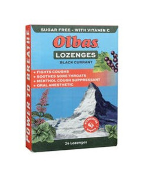 Olbas Sugar-Free Black Currant Lozenges 24 count Olbas Sugar-Free Black Currant Lozenges 24 count