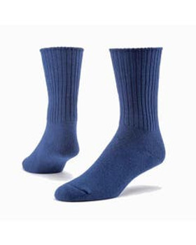 Maggie's Organics Navy Classic Cotton Crew Socks, M Maggie's Organics Navy Classic Cotton Crew Socks, M