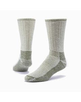 Maggie's Organics Heavy Wool Mountain Hiker Socks Heathered Green, L Maggie's Organics Heavy Wool Mountain Hiker Socks Heathered Green, L