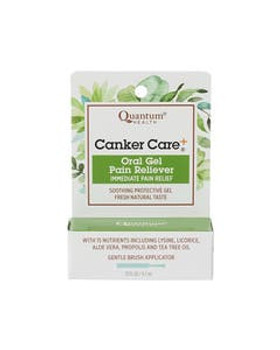 Quantum Canker Care + Herbal Canker Sore Gel 0.33 fl. oz. Quantum Canker Care + Herbal Canker Sore Gel 0.33 fl. oz.